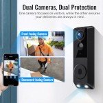 BoomChill Wireless Security Video Doorbell with Cameras