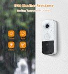 TOUCAN WiFi Video Doorbell Camera with Night Vision