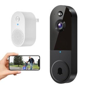 Wireless 1080P Video Doorbell with AI Detection