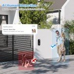 Wireless 1080P Video Doorbell with AI Detection