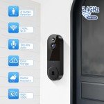 Wireless 1080P Video Doorbell with AI Detection