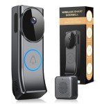 Smart Wireless Doorbell Kit with Camera & Chimes