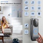 Smart Wireless Doorbell Kit with Camera & Chimes