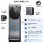 Smart Wireless Doorbell Kit with Camera & Chimes
