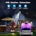 Wireless Solar Security Camera System with Monitor