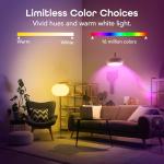 Geeni Prisma Color Changing Smart Light Bulbs - 2-Pack