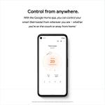 Google Nest Smart WiFi Thermostat - Snow