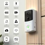 INFIYA 2K Wireless Video Doorbell Camera with Chime