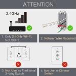 MOES 3 Gang WiFi Touch Smart Light Switch