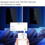 MOES 3 Gang WiFi Touch Smart Light Switch