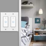 Smart WiFi Light Switch - Touch Control, Alexa & Google Compatible