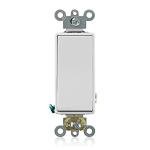 Leviton 20 Amp Decora Plus Quiet Switch, White