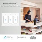 Smart WiFi 3-Gang Light Switch with Alexa/Google Home