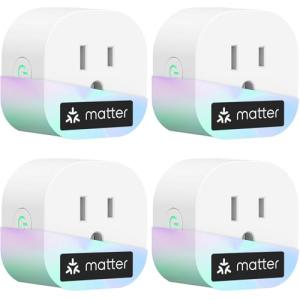 Meross Mini Smart Plug 4-Pack with Voice Control