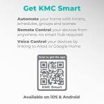 KMC Smart Plug Duo 4-Pack for Home Automation
