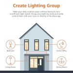 Smart Dimmable LED Light Bulb 4-Pack