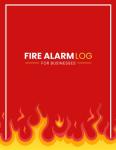 A4 Fire Alarm Testing Log Book for Compliance