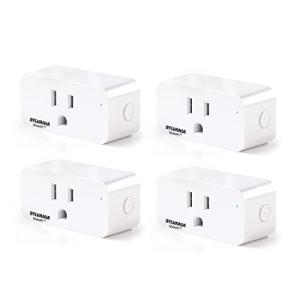 Sylvania 4-Pack Smart Wifi Plugs with Voice Control