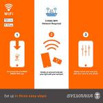 Sylvania 4-Pack Smart Wifi Plugs with Voice Control