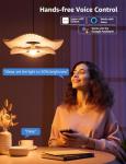 Lepro B1 AI Smart RGBW Light Bulbs, 2 Pack