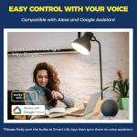 Smart Color Changing Bulbs, Works with Alexa/Google