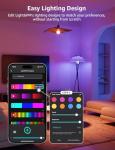 Lepro B1 AI Smart RGBW Light Bulbs, 2 Pack