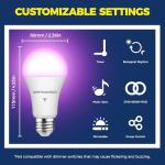 Smart Color Changing Bulbs, Works with Alexa/Google