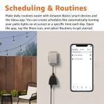 Amazon Basics Smart Outdoor Plug with Alexa Control
