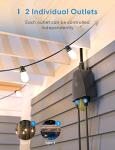 Meross Outdoor Smart Plug - Works with HomeKit, Alexa, Google