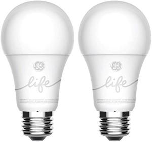 GE CYNC Smart Bluetooth Light Bulbs, 2-Pack