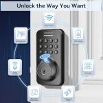 Ulecoce Smart Keyless Door Lock & Handle Set
