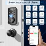 Ulecoce Smart Keyless Door Lock & Handle Set