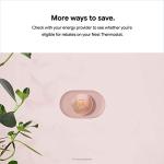 Google Nest Smart Thermostat - WiFi Programmable Control