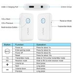 YMOO Bluetooth 5.3 Audio Adapter with Long Range