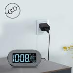 DreamSky Digital Alarm Clock with USB & Dimming
