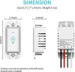 Alexa & Google Compatible Smart Light Switch 2-Pack