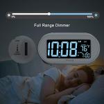 DreamSky Digital Alarm Clock with USB & Dimming