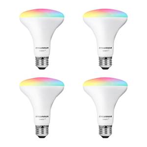Smart Color & White LED Light Bulbs - 4 Pack