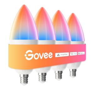 Govee Smart LED Light Bulbs, 4 Pack