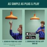 WiZ LED Smart Bulb with Motion & Voice Control