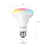 Smart Color & White LED Light Bulbs - 4 Pack