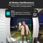 WYZE 2K Smart Doorbell Camera with Night Vision