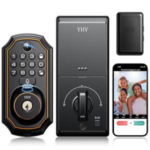 Smart Keyless Entry Lock with Camera and App