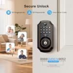 Smart Keyless Entry Lock with Camera and App