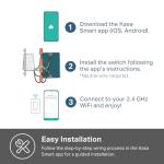 Kasa Smart Light Switch HS200-BL, Wi-Fi & Voice Control