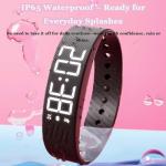 Silent Vibration Alarm Clock Wristband for Deep Sleepers