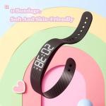 Silent Vibration Alarm Clock Wristband for Deep Sleepers