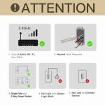 MOES Smart Toggle Light Switch with WiFi Control