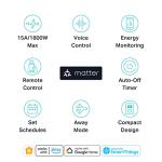 Kasa Smart Plug with Energy Monitoring - 2-Pack