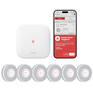 X-Sense Smart Smoke Detector with Voice Alerts